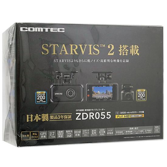 コムテック　ドライブレコーダー 前後2カメラ　ZDR055