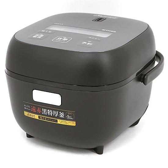 TIGER　マイコン炊飯ジャー 炊きたて 3合　JBS-B055-KL　メタルブラック