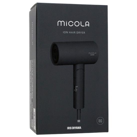 アイリスオーヤマ　イオンドライヤー MiCOLA　HDR-M101-H　ダークグレー
