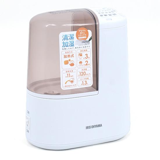 アイリスオーヤマ　加熱式加湿器　SHM-120R1-P　ピンク 商品画像1：オンラインショップ　エクセラー