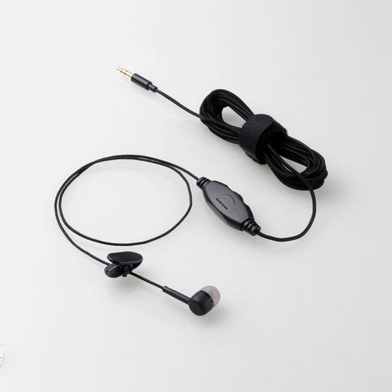 ELECOM　テレビ用耳栓タイプヘッドホン(片耳) AFFINITY SOUND　EHP-TV10CM3BK
