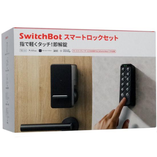 SwitchBot　ロック 指紋認証パッドセット　W1601702-RT　ブラック