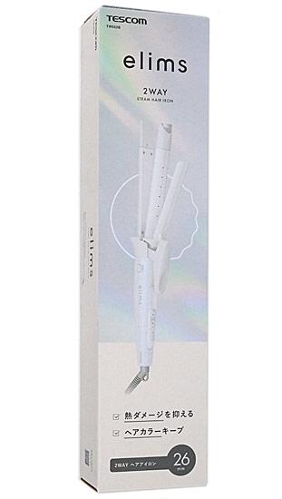 テスコム　マイナスイオン 2WAYスチームヘアアイロン elims　TW552B-W　シェ･･･