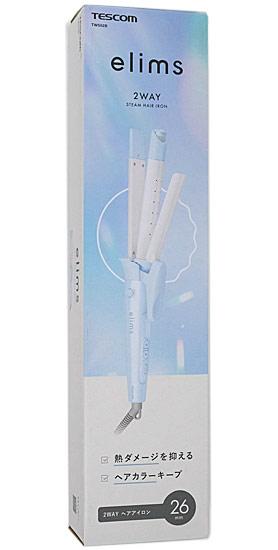 テスコム　マイナスイオン 2WAYスチームヘアアイロン elims　TW552B-A　パー･･･