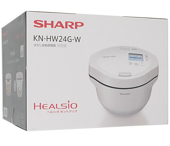 SHARP　ヘルシオ ホットクック 電気無水鍋 2.4L　KN-HW24G-W　ホワイト