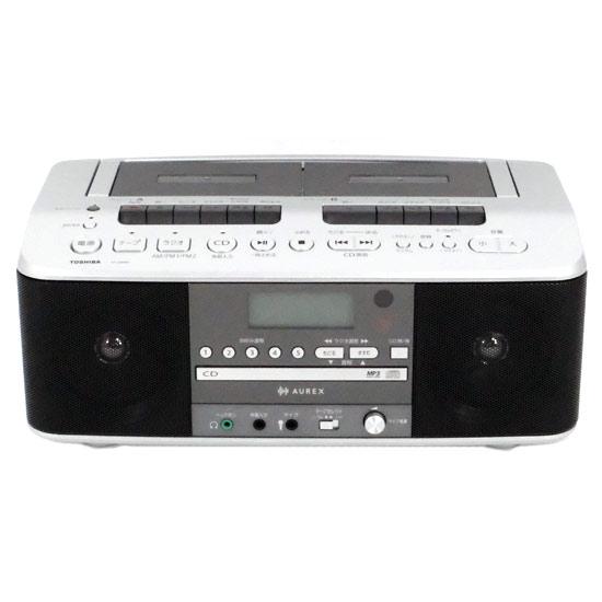 TOSHIBA　CDラジオカセットレコーダー AUREX　TY-CDW991(S)　シルバー