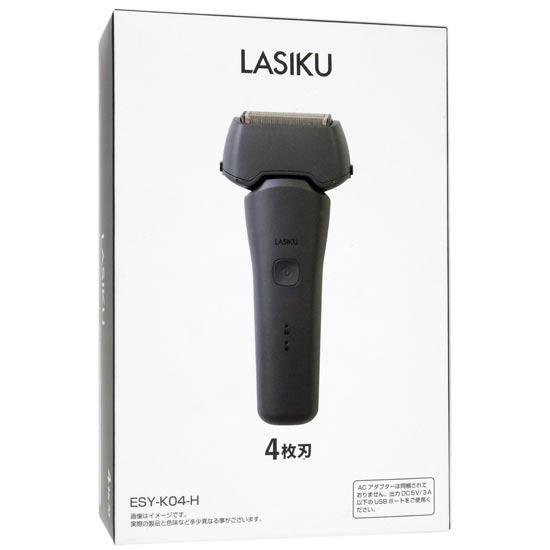 YAMAZEN　USB充電式4枚刃シェーバー LASIKU　ESY-K04-H　グレー 商品画像1：オンラインショップ　エクセラー