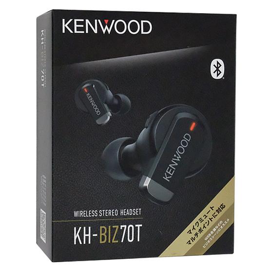 KENWOOD製　完全ワイヤレスイヤホン　KH-BIZ70T-B　ブラック