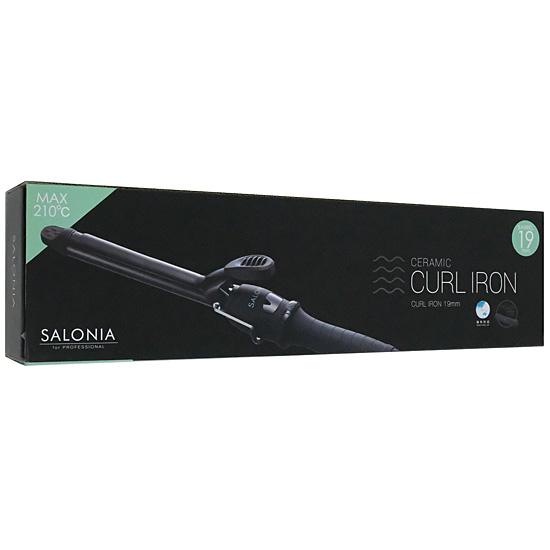 SALONIA　セラミックカールアイロン 19mm SL-008AB　オールブラック