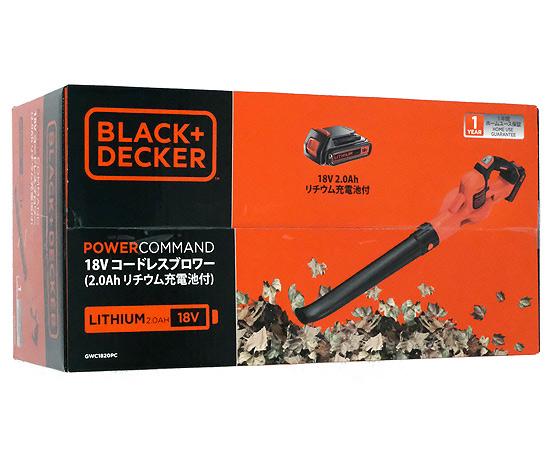 BLACK＆DECKER　18V コードレスブロワー 2.0Ah　GWC1820PC 商品画像1：オンラインショップ　エクセラー