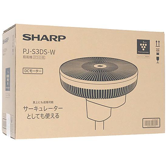 SHARP　DCモーター搭載 プラズマクラスター扇風機　PJ-S3DS-W　ホワイト