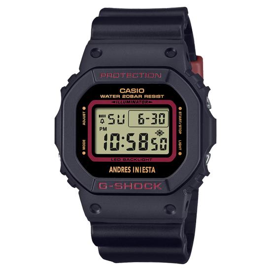 CASIO　腕時計 G-SHOCK アンドレス・イニエスタ選手シグネチャーモデル　DW-5600AI-1JR 商品画像1：オンラインショップ　エクセラー