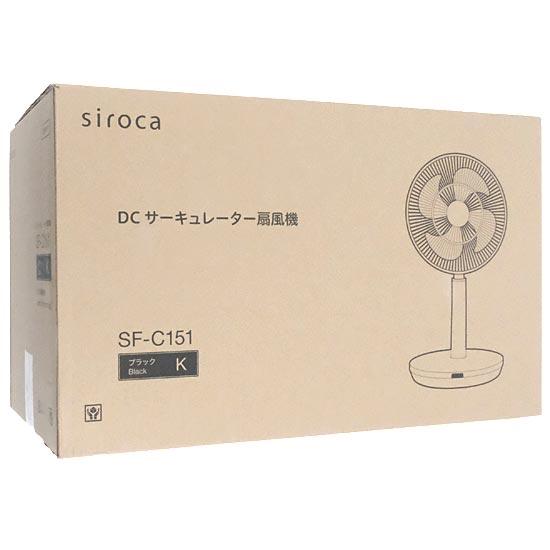 siroca　DC サーキュレーター扇風機　SF-C151　ブラック