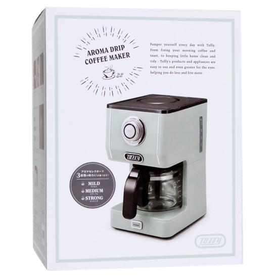 ラドンナ　アロマドリップコーヒーメーカー Toffy　K-CM5-PA　PALE AQUA 商品画像1：オンラインショップ　エクセラー