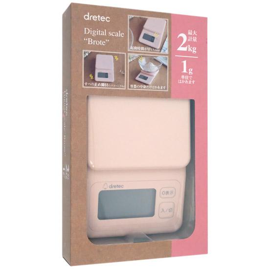 DRETEC　デジタルスケール ブロート　KS-725PK　ピンク