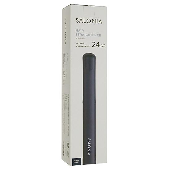 SALONIA　ストレートヘアアイロン 24mm　SL-004SNV　ネイビー