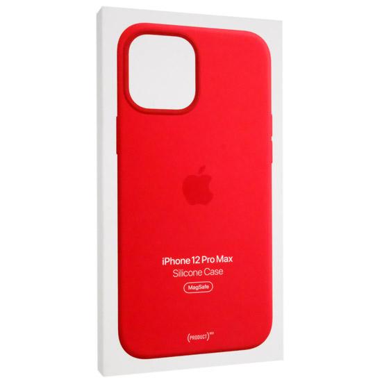 Apple　MagSafe対応 iPhone 12 Pro Max シリコーンケース　MHLF3FE/A　(PRODUCT)RED 商品画像1：オンラインショップ　エクセラー