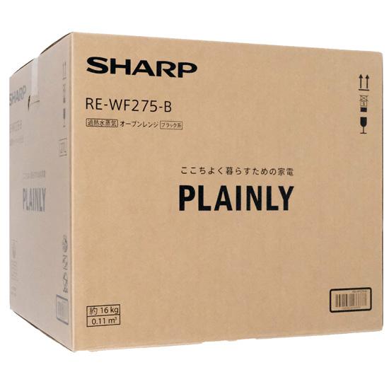 SHARP　過熱水蒸気オーブンレンジ PLAINLY　RE-WF275-B　ブラック 商品画像1：オンラインショップ　エクセラー