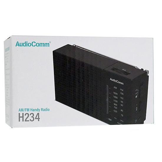 オーム電機　AudioComm AM/FMハンディラジオ　RAD-H234N-K　ブラック 商品画像1：オンラインショップ　エクセラー