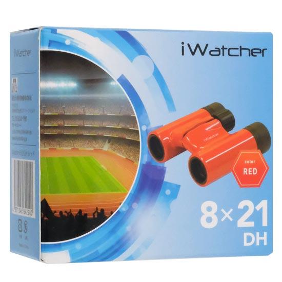 IWATCHER　双眼鏡 8x21DH　TIB-0821DHRD　レッド