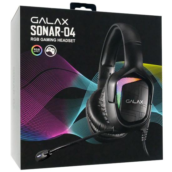 GALAXY　ゲーミングヘッドセット SONAR-04　HGS045CSRGBB0　ブラック