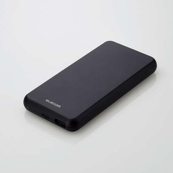 ELECOM　モバイルバッテリー 10000mAh DE-C38-10000BK　ブラック