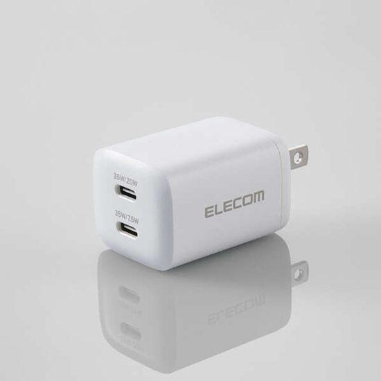 ELECOM　USB Power Delivery 35W AC充電器 MPA-ACCP9335WH　ホワイト