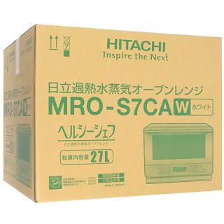 HITACHI 過熱水蒸気オーブンレンジ ヘルシーシェフ 22L MRO-NS7 ヘルシーシェフ MRO-S7CA ： 電子レンジ ： HITACHI　過熱水蒸気オーブンレンジ ヘルシーシェフ　MRO-S7CA(W)　ホワイト