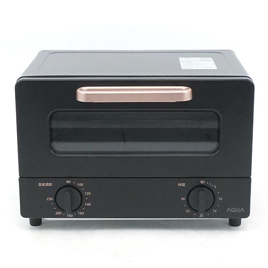 AQUA　オーブントースター 瞬速黒鉛トースター 2枚焼き　AQT-CG12T(K)　ブラ･･･