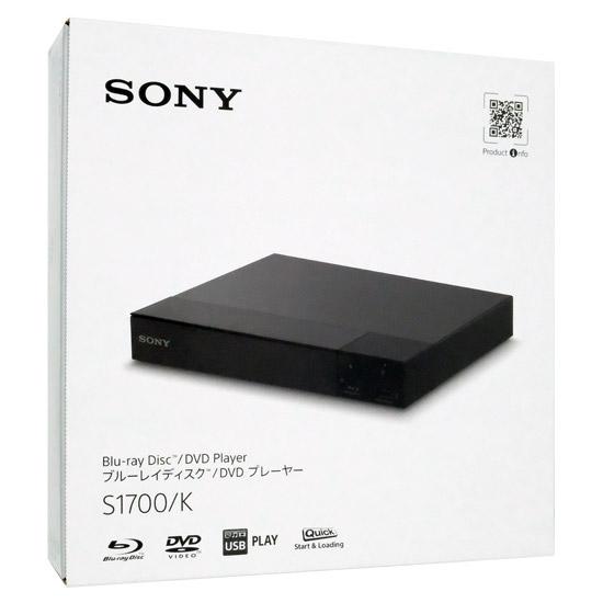 SONY　ブルーレイディスク/DVDプレーヤー　BDP-S1700/K