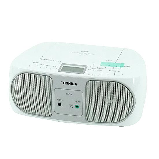 TOSHIBA　CDラジオ　TY-C15(S)　シルバー