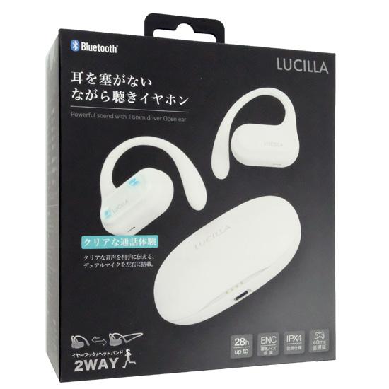LUCILLA　完全ワイヤレスイヤホン　TWSOP01WH　ホワイト