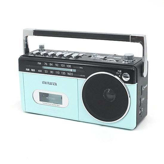 AIWA　ファッショナブルラジカセ aiwa audio -G RCP3　GAA4-RCP0003(PG)　パ･･･