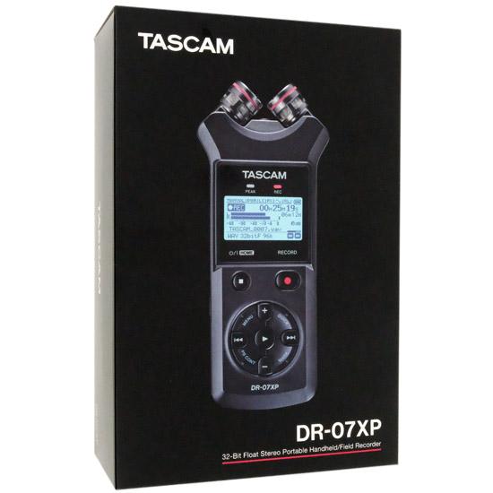 TASCAM　32ビットフロート録音対応 ステレオポータブルレコーダー　DR-07XP