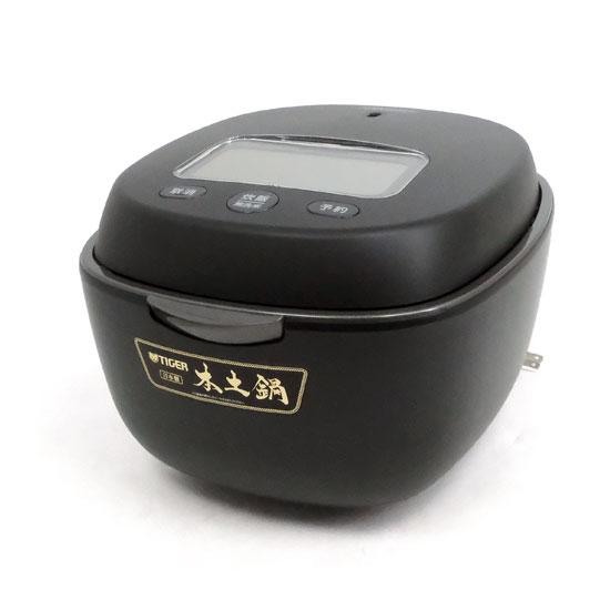 TIGER　土鍋圧力IHジャー炊飯器 土鍋ご泡火炊き 5.5合炊き　JPL-Y100-KG　エ･･･