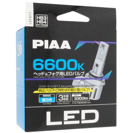 PIAA　ヘッドライト/フォグランプ用LEDバルブ　LEH211　LED 蒼白 6600K HB3/H･･･