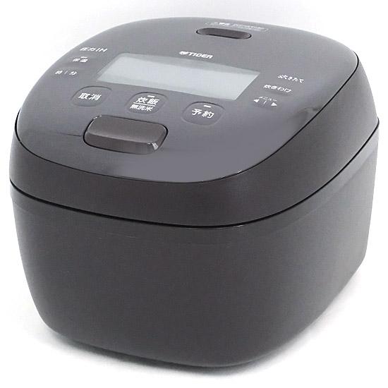 TIGER　圧力IHジャー炊飯器 炊きたて 5.5合炊き　JRI-H100-TP　ディープブラ･･･