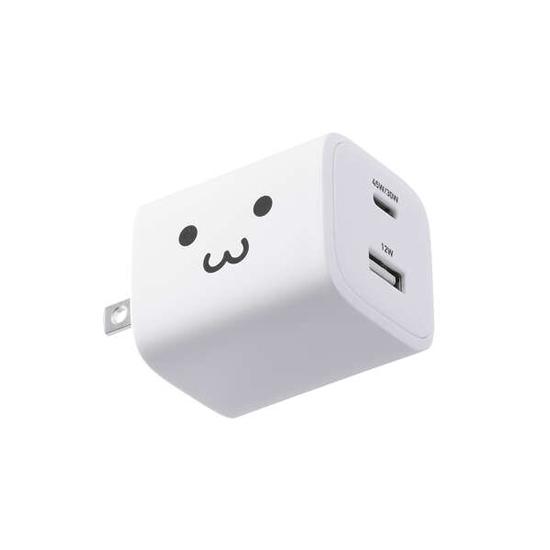 ELECOM　USB Power Delivery 45W AC充電器　MPA-AC11045WF　しろちゃん(ホワ･･･