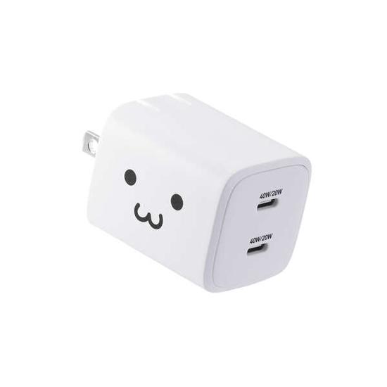 ELECOM　USB Power Delivery 40W AC充電器　MPA-AC10640WF　しろちゃん(ホワ･･･