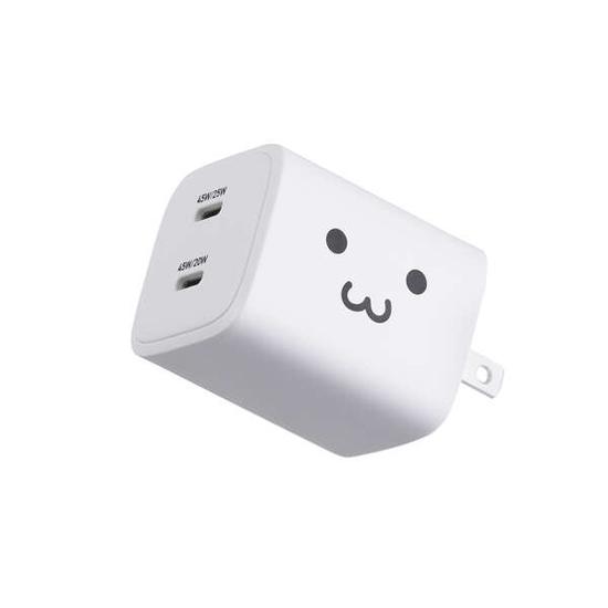 ELECOM　USB Power Delivery 45W AC充電器　MPA-AC10945WF　しろちゃん(ホワ･･･