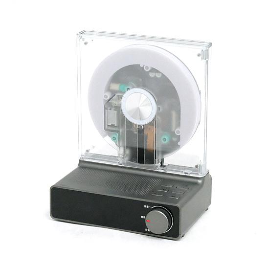 ダイニチ電子　縦型CDプレーヤー Wizz　WVC-S001G　グレー