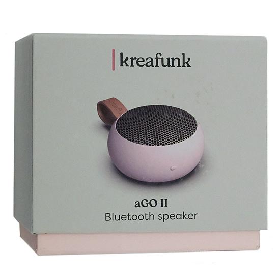 KREAFUNK　ワイヤレススピーカー aGO II　KF-0105　ダスティピンク