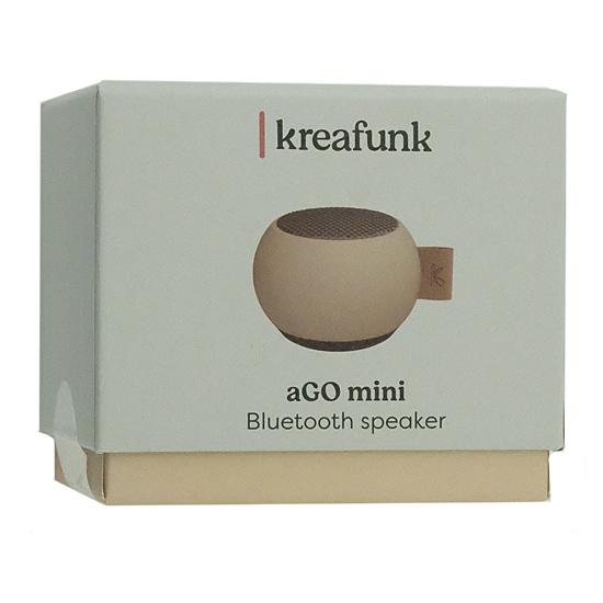 KREAFUNK　ワイヤレススピーカー aGO mini　KF-0011　アイボリーサンド