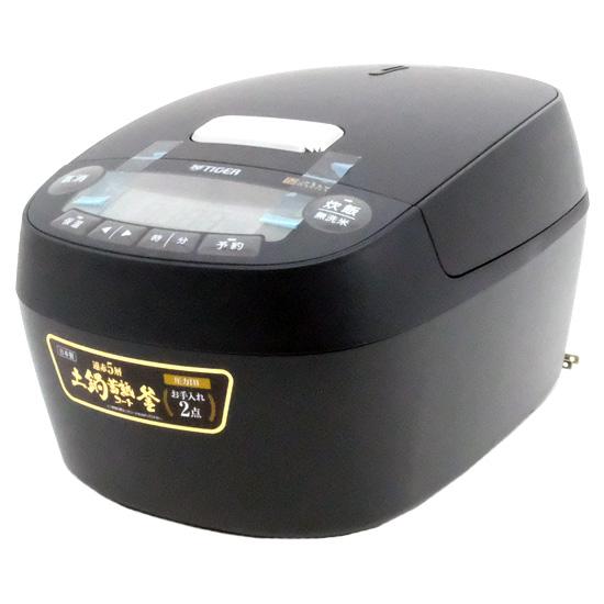 TIGER　圧力IHジャー炊飯器 炊きたて 5.5合炊き　JPV-X100-KO　オフブラック