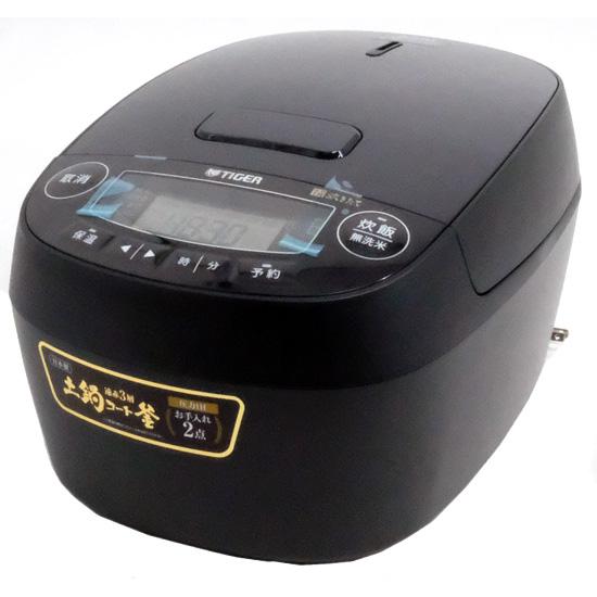 TIGER　圧力IHジャー炊飯器 炊きたて 5.5合炊き　JPV-Y100-KV　モーブブラッ･･･