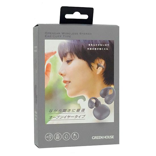 グリーンハウス　オープンイヤー ワイヤレスイヤホン イヤーカフタイプ GH-OW･･･