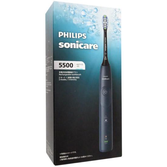 PHILIPS　電動歯ブラシ　ソニッケアー 5500シリーズ　HX7113/05　ネイビーブ･･･