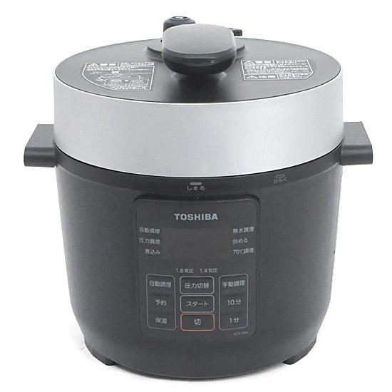 TOSHIBA　電気圧力鍋 3.0L　RCP-30R-K　ブラック