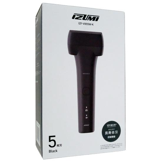 IZUMI　往復式シェーバー V8 Series　IZF-V855W-K　ブラック