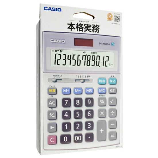CASIO製　実務電卓 デスクタイプ 12桁　DS-20WKA-N